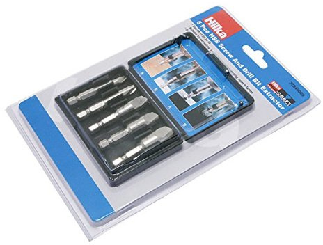 Hilka 37840005 HSS Screw and Drill Bit Extractor Set