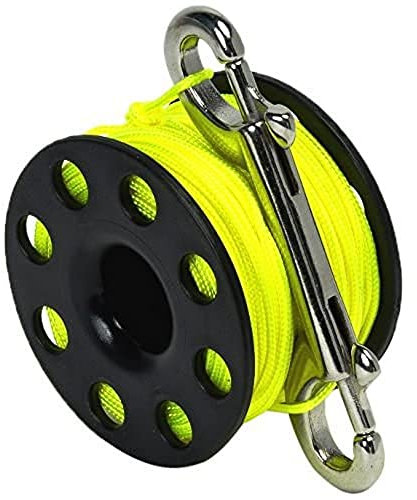 Best Divers ml0057yl Reel, Diver Unisex - Erwachsene, Schwarz, 45 Meter