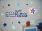 Wandtattoo Kinderzimmer, Kind, Baby ~ Text: Süße Träume kleiner Prinz + Krone und Sterne Tricolore blau - für Jungen, Buben ~ 61059-57x20 cm Wandaufkleber Wandtatoos Sticker Aufkleber für die Wand, Fensterbild, Tapetensticker, Türaufkleber
