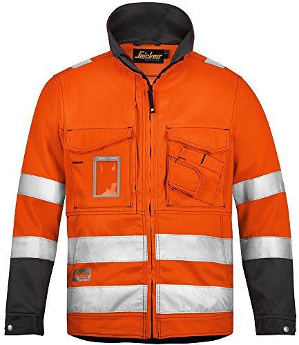 Snickers Warnschutzjacke Klasse 3, 1 Stück, XS, orange/anthrazit, 16335574003