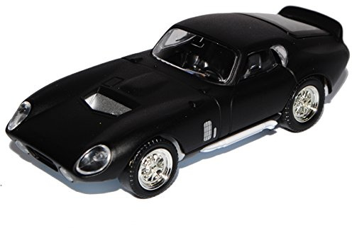 Yatming Ford Shelby Cobra Daytona Matt Schwarz 1964-1965 1/43 Modell Auto mit individiuellem Wunschkennzeichen