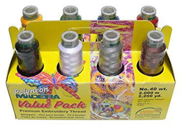 Madeira Polyneon Stickgarn Value Pack No.40 (8 x 2000 m)