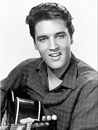 Nostalgic-Art 14272 Celebrities - The King - Guitar, Magnet 8 x 6 cm