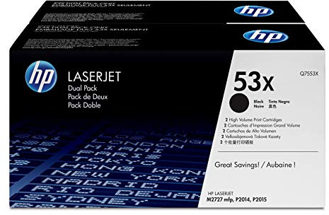 HP Q7553XD - 53X Black DUAL Pack