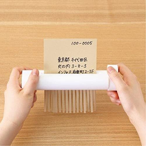 MUJI Größe des praktischen Aktenvernichters: 7,2 x 2,0 x 1,2 cm (B x L x H).
