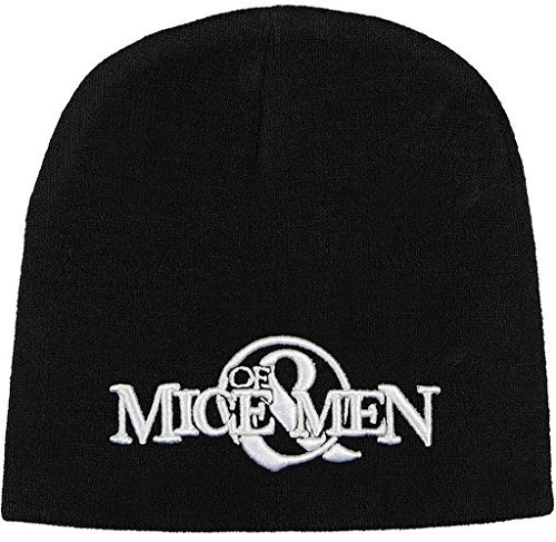 Ill Rock Merch of Mice and Men Embroidered Logo Double Sided Beanie Hat Cap Black