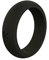 QALO Women's Black Classic Silicone Ring with Pick and Axe, Size 5