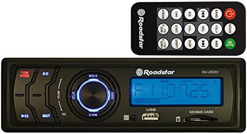 Roadstar RU-265RC - Radio con SD/USB y Mando, Color Negro