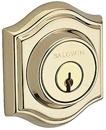 Baldwin Reserve Dctad003s Double Cylinder Traditional Arch Deadbolt With Smartkey Lifetime Brass Finish