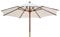 Kai Wiechmann Sonnenschirm 350 cm weiß edel Windauslass UV-Schutz 50