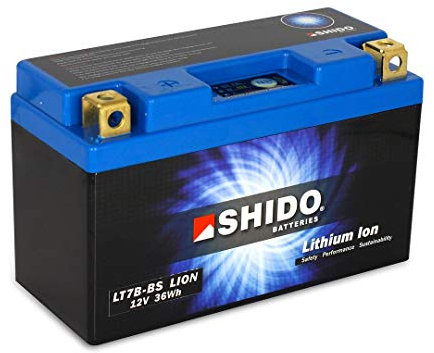 SHIDO LT7B-BS LION -S- Batterie Moto Lithium Ion