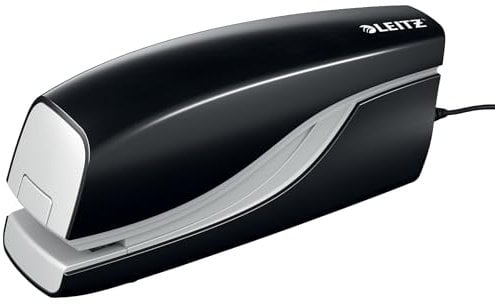 Leitz NeXXt 5532 grapadora eléctrica Grapado permanente 10 hojas - Grapadoras eléctricas (10 hojas, Cierre estándar, Negro, Corriente alterna, 49 mm, 155 mm)