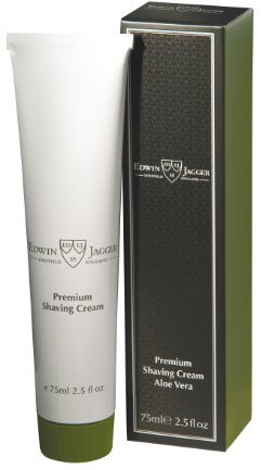 Edwin Jagger 99.9% Natural Premium Shaving Cream, 75ml Tube - Aloe Vera,2.5-ounce by Edwin Jagger Limited