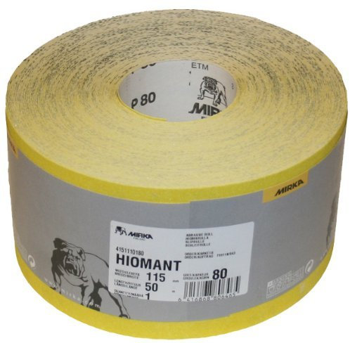 Mirka Hiomant Schleifpapier, 50 m Rolle, Körnung P80