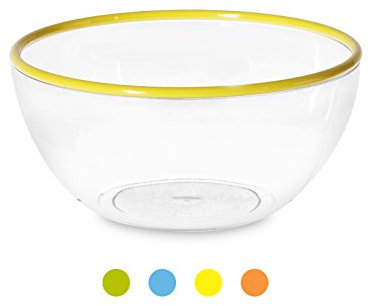 SALADIER PLASTIQUE TRANSPARENT - 14cm