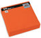 Servietten Fasana BigPack 50 Stück | 3-lagige Papierservietten in orange | Serviette 1/4-Falz Größe: 33x33 cm, Dekoserviette, Prägeservietten für Serviettenhalter & Spender