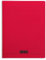 Calligraphe 18293C Un Cahier Agrafé Rouge (une Marque de Clairefontaine) - 24x32 cm - 140 Pages Grands Carreaux - Papier Blanc 90 g - Couverture Polypro Transparent