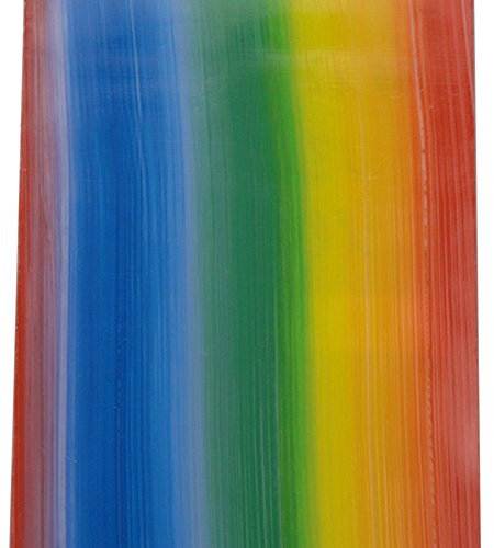 efco – Wachs Spannbetttuch, Regenbogenfarben, 200 x 100 x 0,5 mm