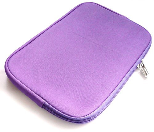Emartbuy Purple 13-15 Inch Water Resistant Neoprene Soft Zip Case Cover Sleeve & Zip Compatible with Laptops Listed Below