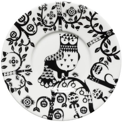 Iittala Taika Untertasse, Porzellan, schwarz, 15 cm