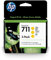 HP 711 3er-Pack Gelb 29 ml Original Druckerpatrone (CZ136A) mit originaler HP Tinte, für DesignJet T120, T125, T130, T520, T525, T530 Großformatdrucker sowie den HP 711 DesignJet Druckkopf
