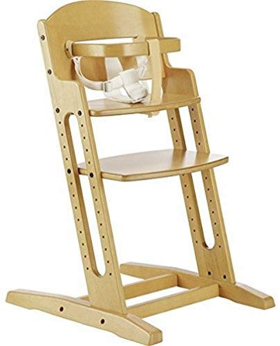 BabyDan Chaise Haute - Bois Naturel