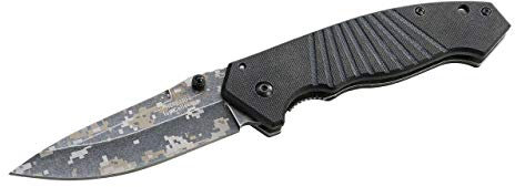Herbertz TOP-Collection Messer Einhandmesser G10-Griffschalen Länge geöffnet: 20.0cm, Grau, M