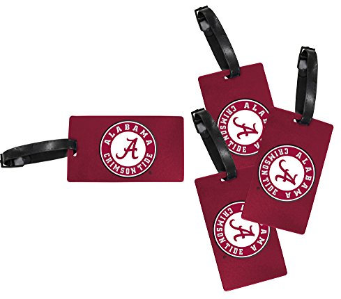R and R Imports Alabama Crimson Tide Gepäckanhänger, 4 Stück