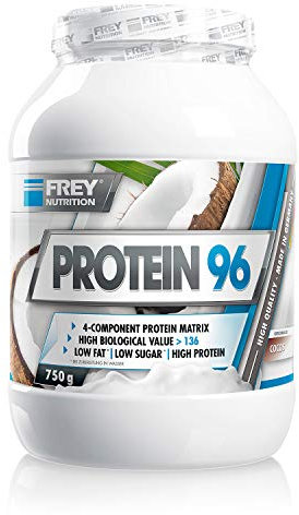 Frey Nutrition Protein 96 Cocos Dose, 1er Pack (1 x 750 g)