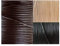 AURORIS - Lederband rund Ø 2 mm - Länge/Farbe wählbar - Variante: 2m / dunkelbraun