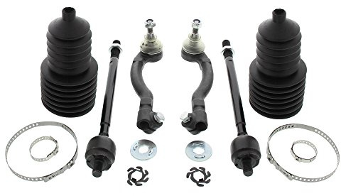 MAPCO 53156/1 Spurstange Links und Rechts mit Manschetten und Schellen, 2 Stück | Kompatibel mit: RENAULT LAGUNA I, LAGUNA I Grandtour