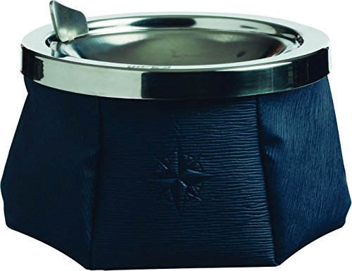 Marine Business 30101 Cendrier coupe-vent en acier inoxydable Bleu marine avec design élégant Multicolore