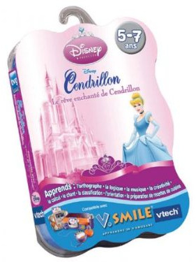 VTech - Cartouche de jeu V.Smile Cendrillon : Le rêve enchanté de Cendrillon