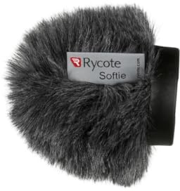 Rycote 033012 5cm 19-22mm Standard Hole Classic Softie Microphone Windshield,Grey