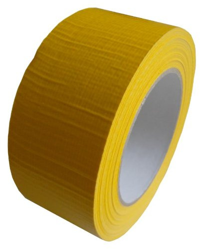 1 Rolle Klebeband Gewebeband Panzerband Panzertape 50m X 48mm gelb
