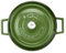 LAVA Cook Ware Trendy in ghisa smaltata casseruola/teglia, rotondo, 24 cm, Verde