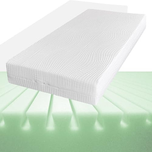 Doctorsleep medidoc 7 Zonen Kaltschaum/Comfortschaum Kern Matratze 17,5 cm mit Bezug - Milano Größe: 90x200 cm Härtegrad 1