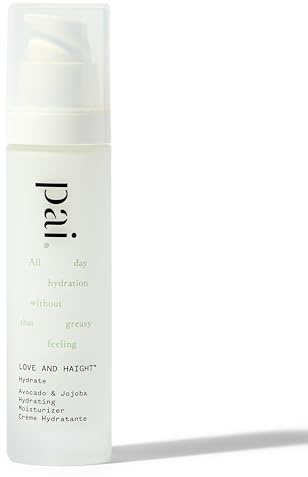 PAI SKINCARE - Love + Haight: Organic Avocado + Jojoba Hydrating Facial Moisturizer | Natural, Vegan, Sensitive Skincare (1.7 Fl Oz | 50 mL)