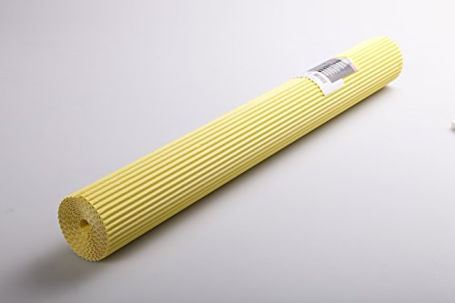 Clairefontaine 451015C - Rouleau de Carton Ondulé Maxi Cannelure 175g/m² - Jaune Citron - Format 2,00x0,70 m - Loisirs Créatifs - Bricolage, Activités Manuelles, Carterie Créative