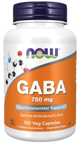 GABA, 750mg - 100 vcaps