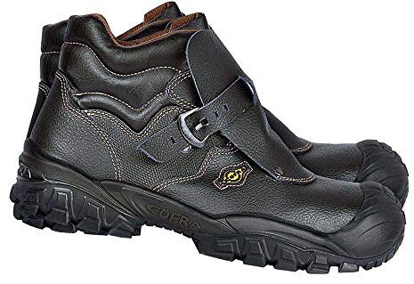 Cofra NT050-000.W43 NEW TAGO UK S3 SRC Sicherheitsstiefel, Schwarz/Braun, Größe 43