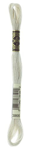 DMC 117MC-3866 Embroidery Floss, Cotton, 3866 Beige, 8 Metres