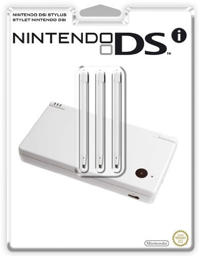 Sachet de 3 stylets Nintendo blancs pour dsi