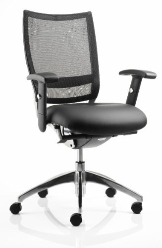 The Corey leather and mesh chair