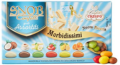 Crispo Confetti Snob - Gusti e Colori Assortiti - 1 Confezione da 500 g