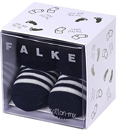FALKE Unisex Baby Erstlingsringel Socken Baumwolle atmungsaktiv