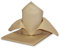 Haus und Deko Stoffservietten 4er Pack Struktur Leinen-Optik bügelfrei 50x50 cm Servietten #1239 (beige Natur)