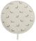 Sophie Allport - Hare Circular Single Fabric Hob Cover, 100% Cotton, 38cm Diameter