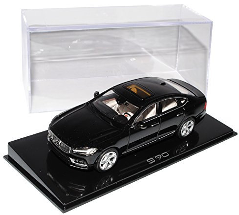 Norev Volvo S90 Limousine Onyx Schwarz Ab 2015 1/43 Modell Auto mit individiuellem Wunschkennzeichen