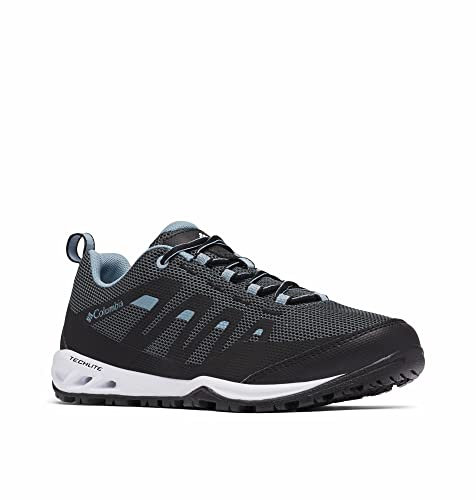 Columbia - Vapor Vent, Zapatos de Low Rise Senderismo Mujer, Negro (Black, Dark Mirage 010), 36 EU